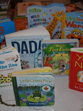 Lot of 10 - Board Books for Children's/ Kids/ Toddler Babies/Preschool/Daycare